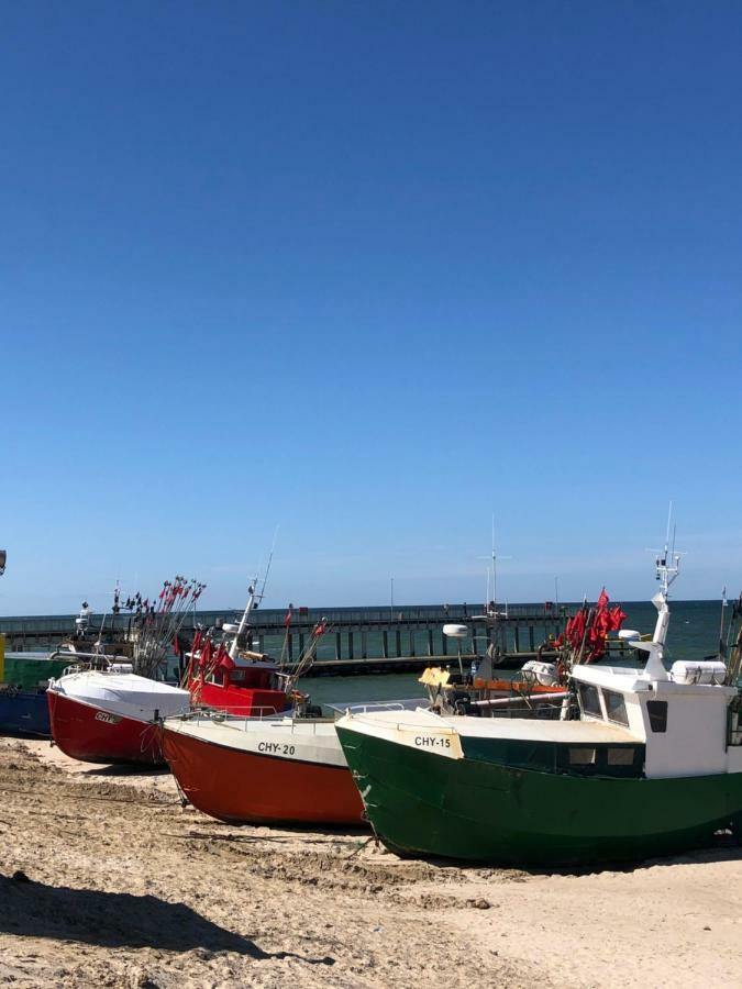 Domki Wczasowe Oskar Chłopy Exteriör bild